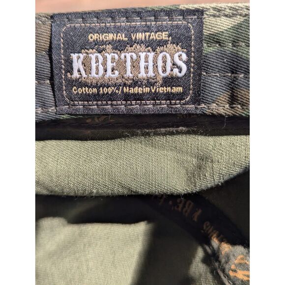 KBETHOS Camo Cadet Hat Distressed Fabric Flower Rhinestone Texas A&M - Picture 3 of 5